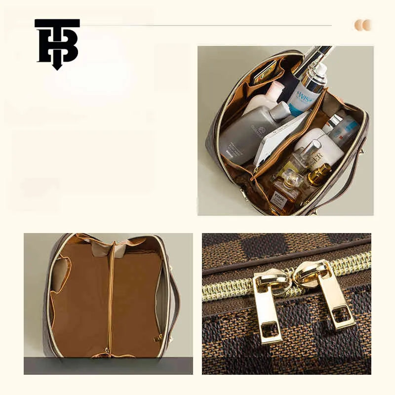 Side profile displaying bag dimensions and PU material texture