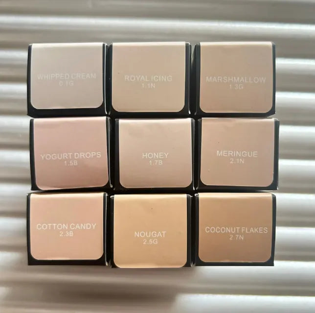 Close-up view of concealer applicator for precise placement