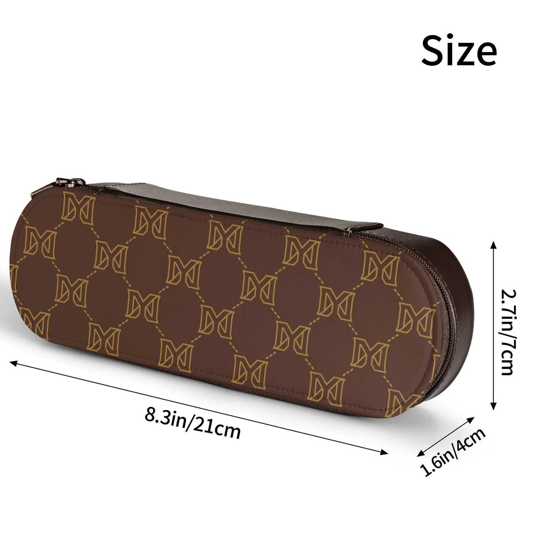 Compact brown toiletry bag designed for travel packing