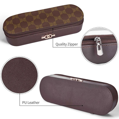 Interior view of the travel toilet bag showing spacious organization