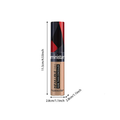 Close-up view of concealer texture and consistency