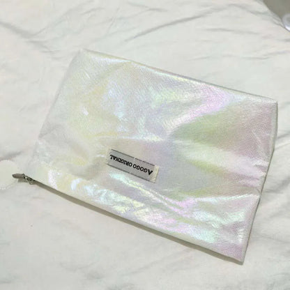 Handheld toiletry bag with large capacity interior