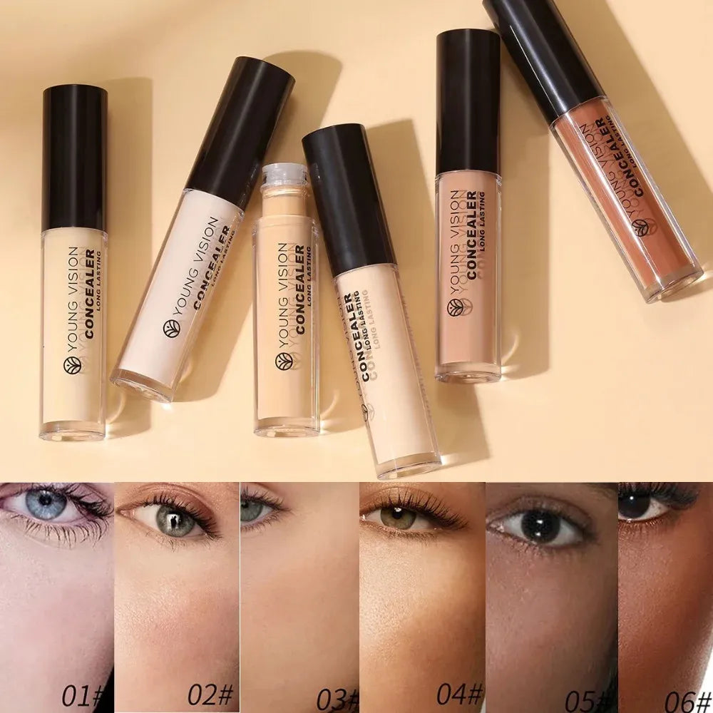Swatch of concealer showing matte texture on skin