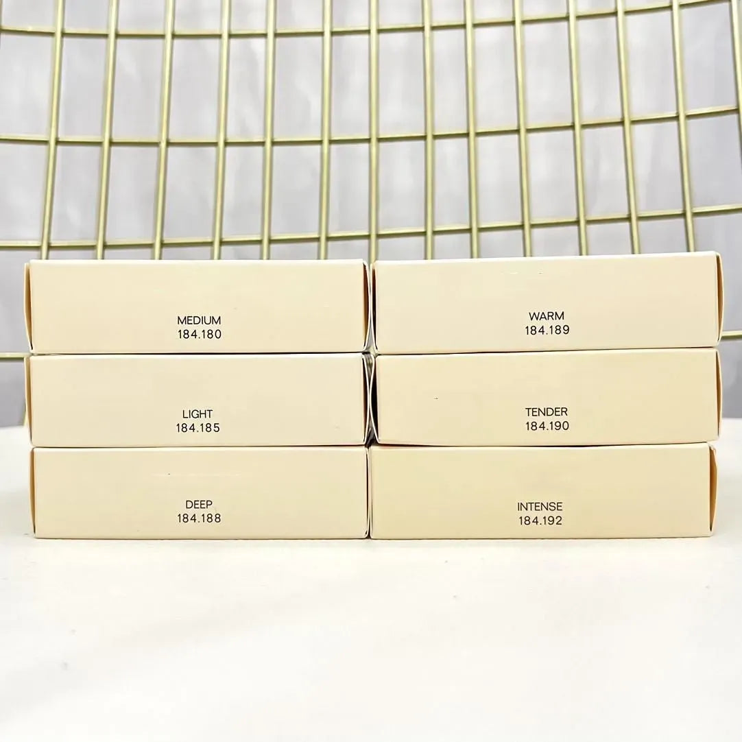 Swatch demonstration of the palette's shades on skin for glow effect reference