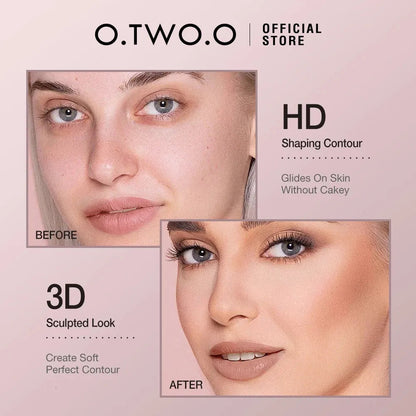 Cream contour stick in closed packaging