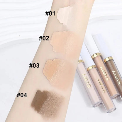 Close-up of concealer application demonstrating coverage and texture