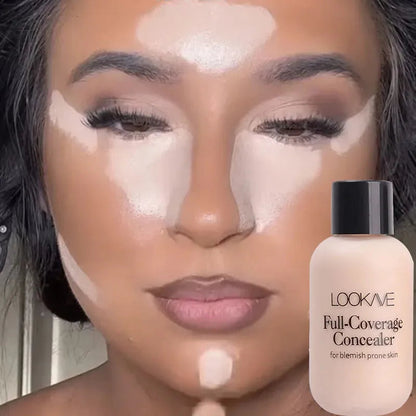 Before and after comparison showing application on under-eye area