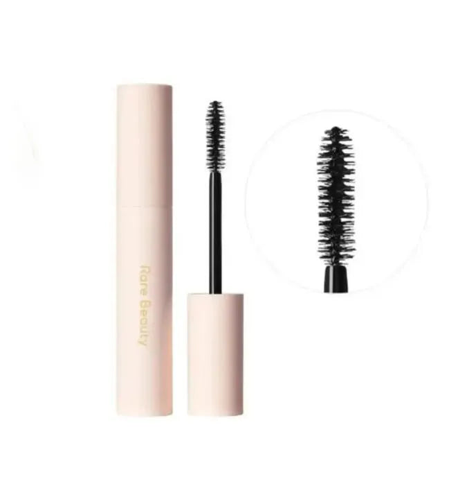 Before and after comparison showing lash volume and curl effect