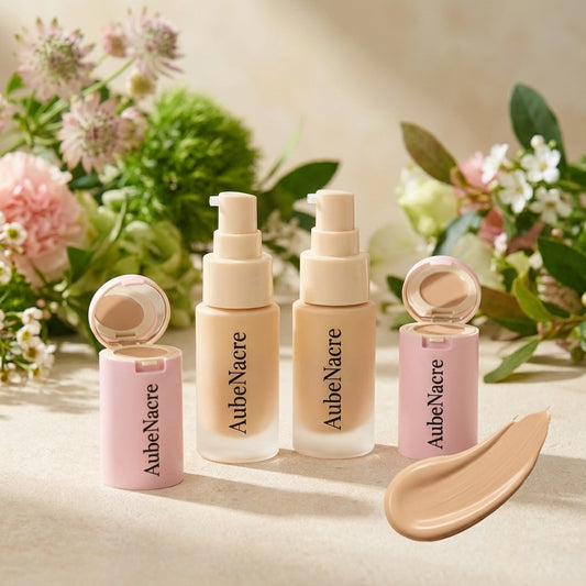 Fond de teint correcteur Aube Nacre 2-en-1