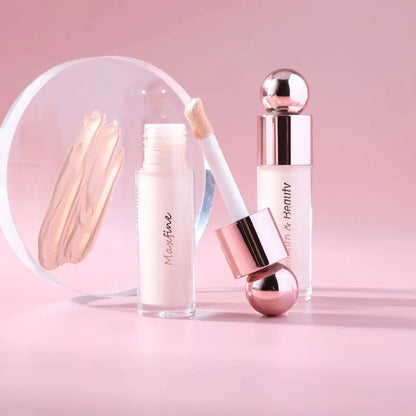 Facial concealer product in packaging multiple shade options visible