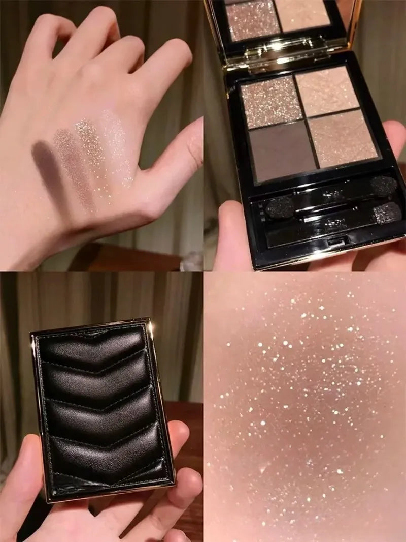 Close-up view showing the smooth texture of the eyeshadow formula