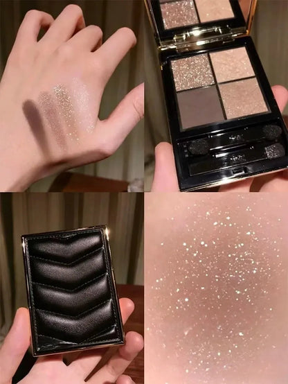 Close-up view showing the smooth texture of the eyeshadow formula