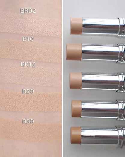 Cream finish concealer stick in closed position showing packaging