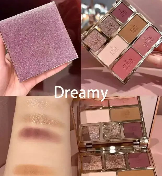 22g makeup palette showing two color combinations with matte finish