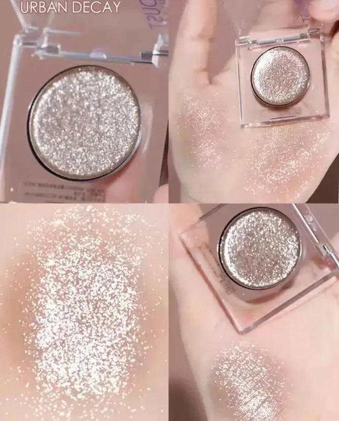 Eyeshadow palette showing smooth application and blendability