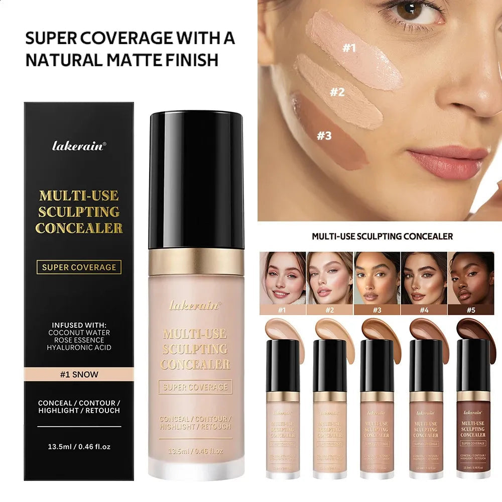 Cream concealer product in packaging with matte finish