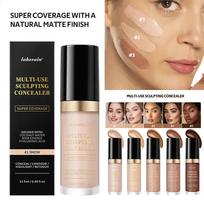 Cream concealer product in packaging with matte finish