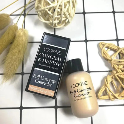 Swatch of concealer showing creamy texture on skin