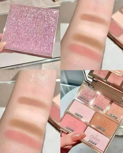 22g eyeshadow blush highlighter palette with matte finish