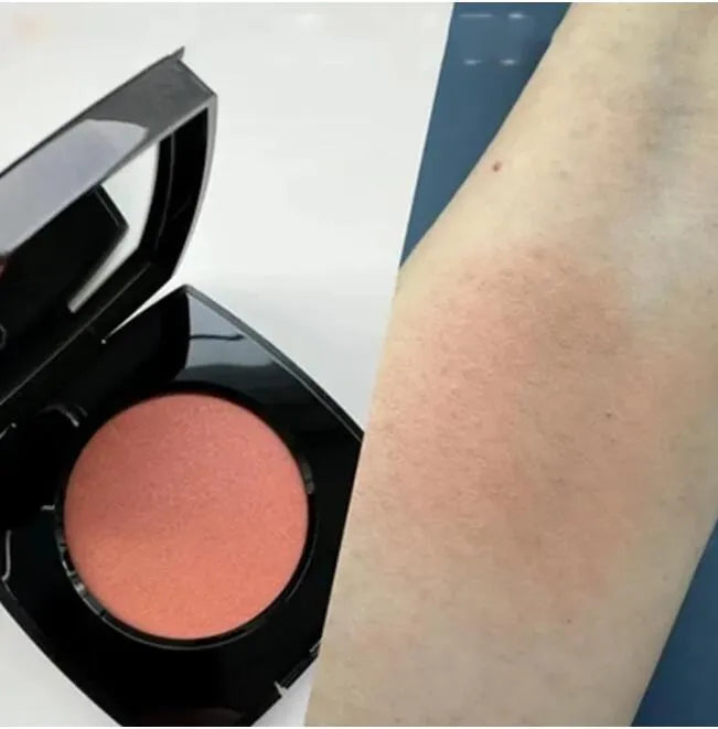 Product in use showing natural cheek application
