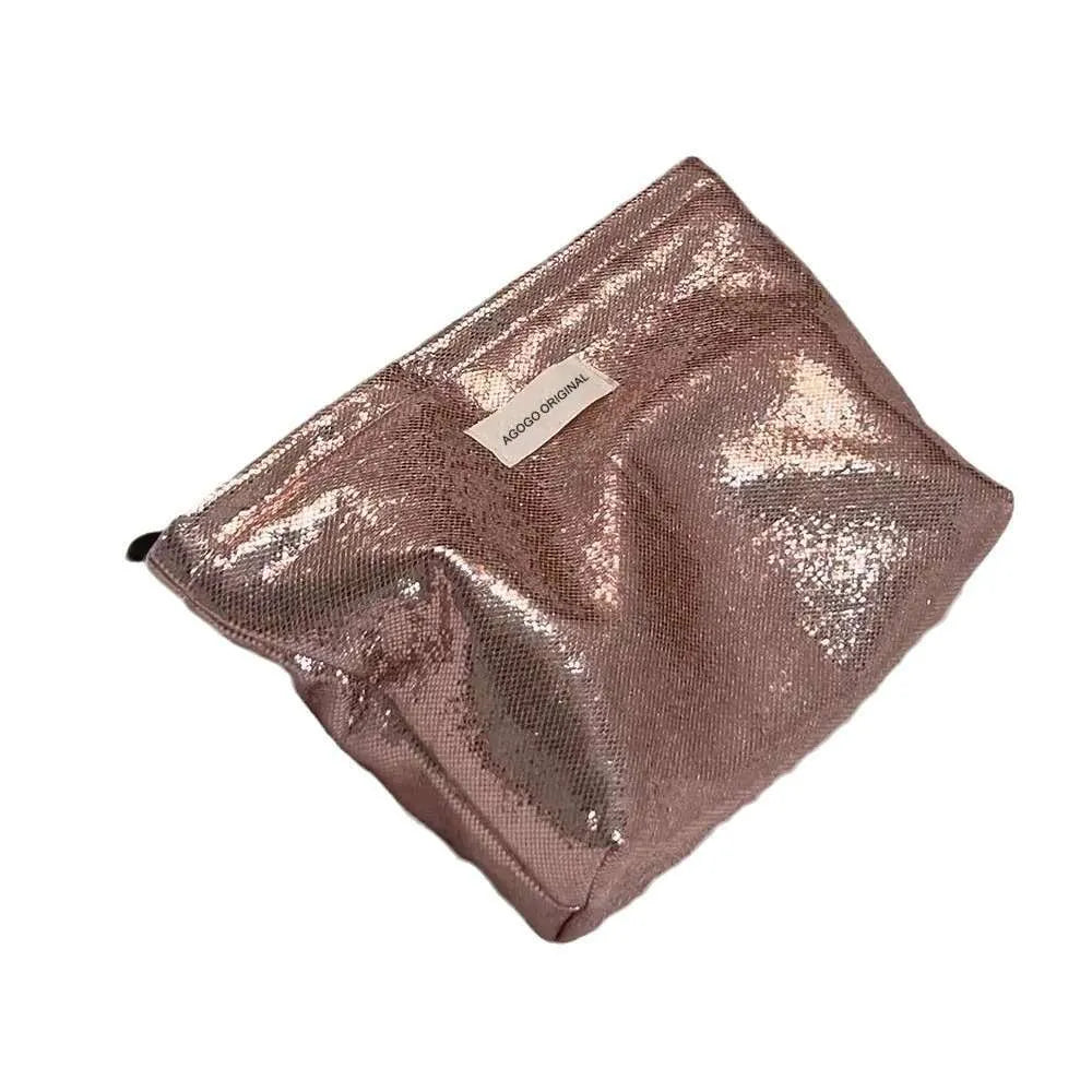 Toiletry bag showing organized compartments for storage