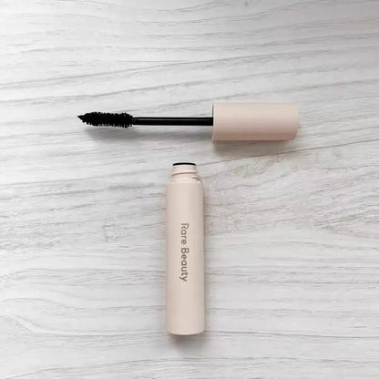 Close-up view of mascara brush showing bristle design