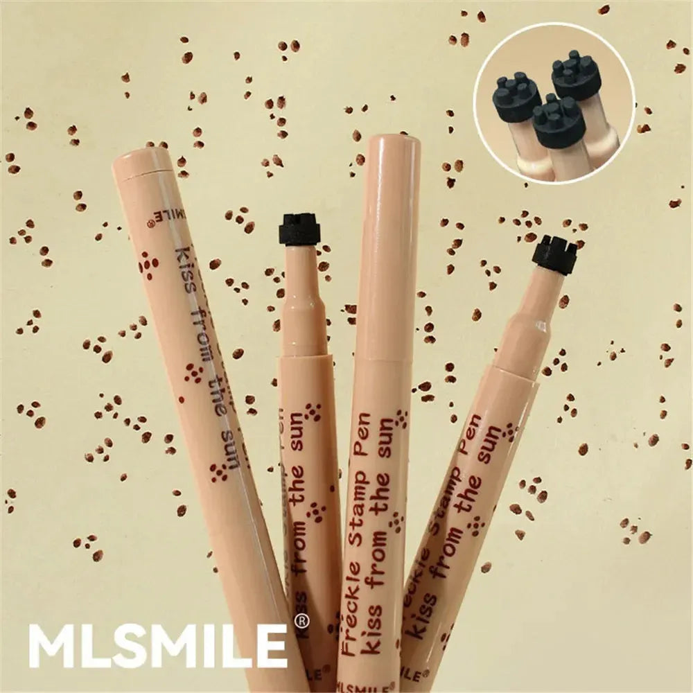 Cosmetic stamp tool with dot applicator tip