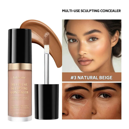 Swatch of concealer shades on skin showing color variations