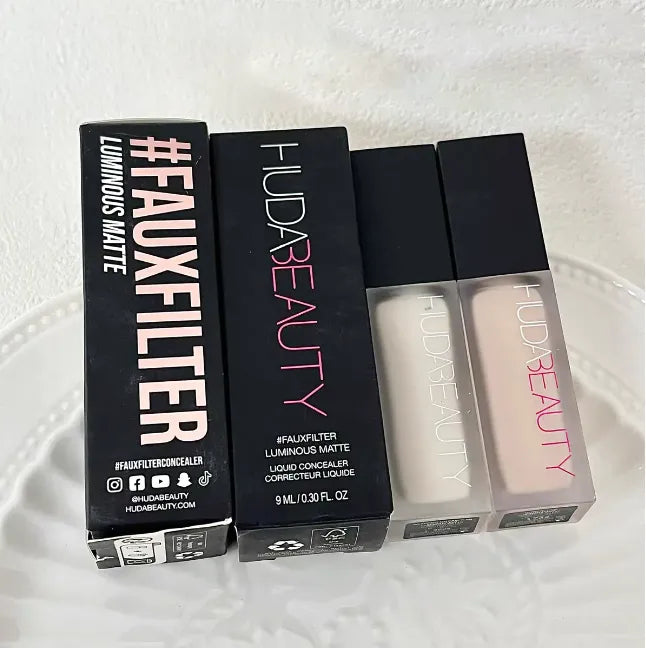 Close-up view of concealer applicator for precise placement