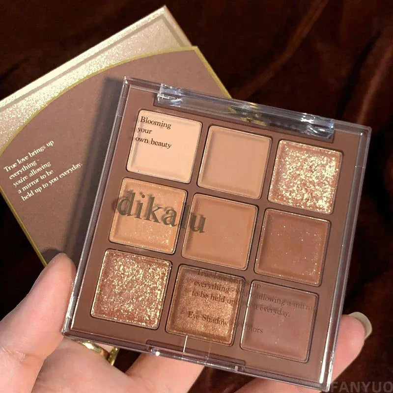 Close-up view of eyeshadow application showing smooth texture