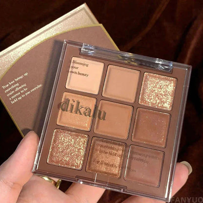 Close-up view of eyeshadow application showing smooth texture