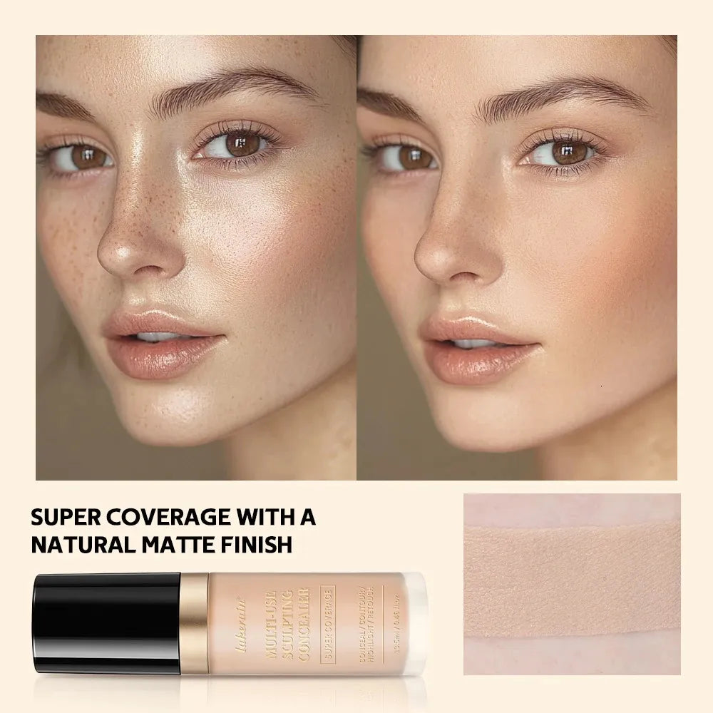 Close-up of cream concealer texture and consistency