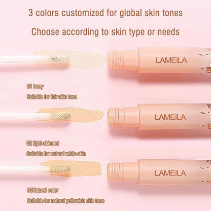 Liquid concealer product in packaging with applicator
