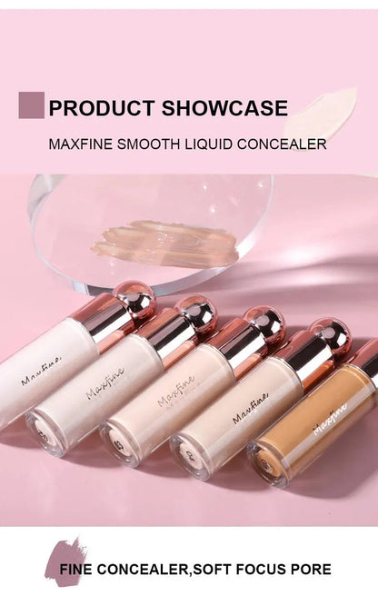 Close-up view of concealer being applied to skin for coverage demonstration
