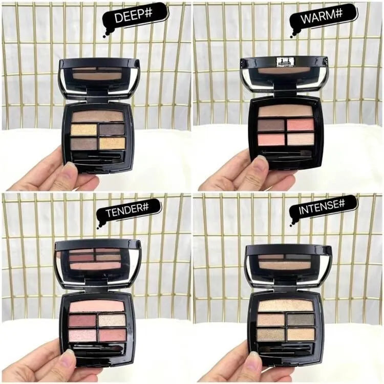Close-up of eyeshadow application showing shimmer finish and blendability