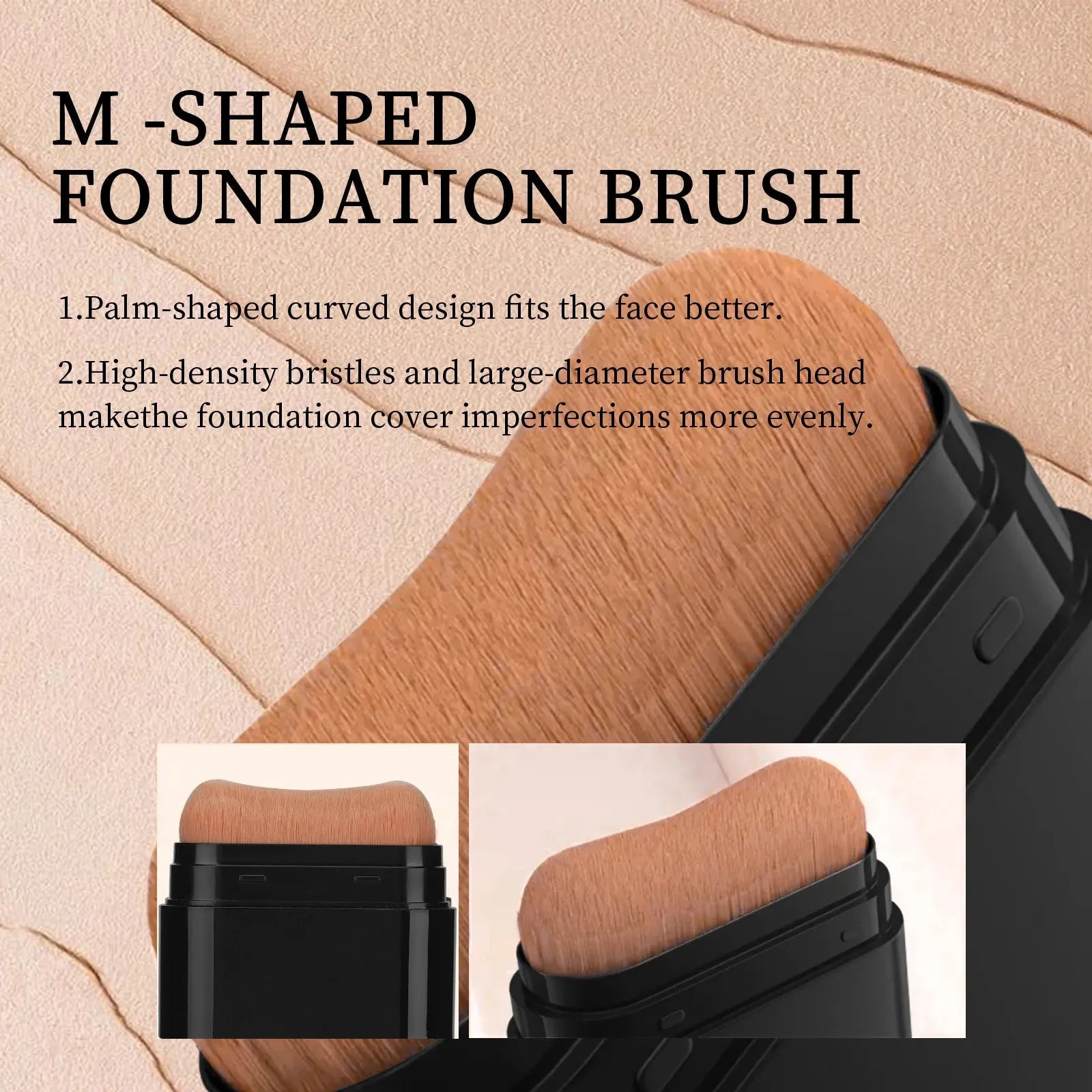 Makeup stick displayed alongside available shade options on neutral background