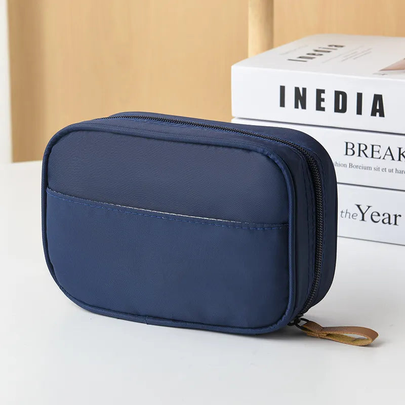 Front view of elegant cosmetic case with niche design