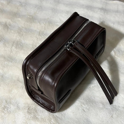 Close-up detail of the bag's material and stitching quality