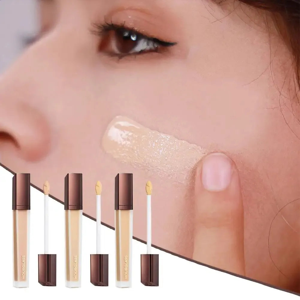Concealer bottle displayed alongside color options available