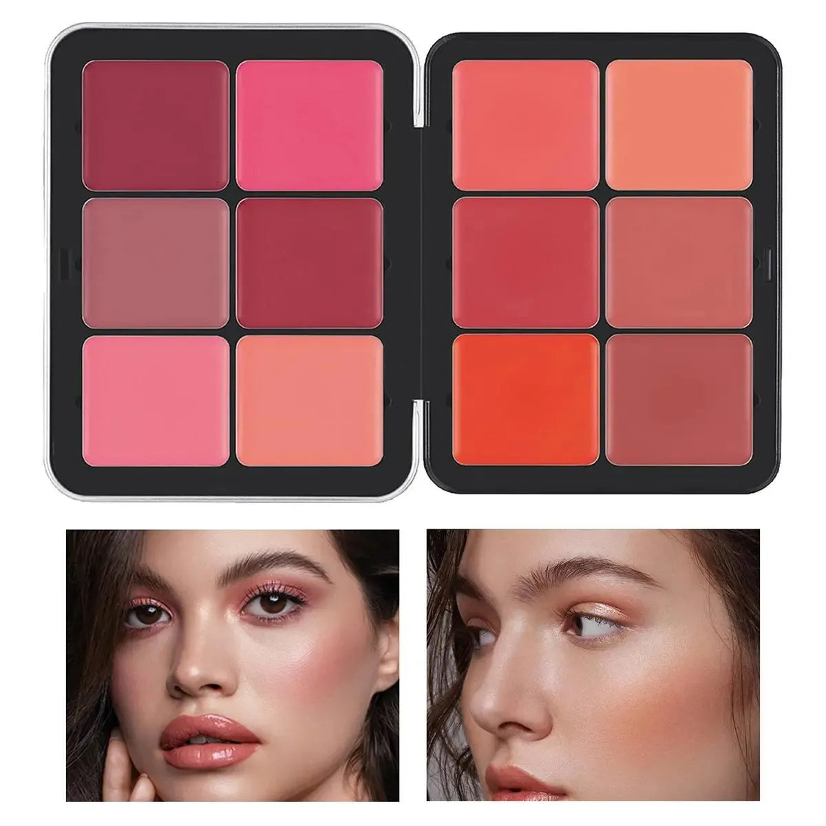 Close-up view of creamy makeup formula with smooth texture