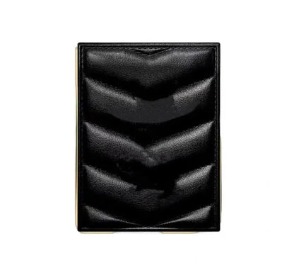 Closed view of mini clutch eyeshadow palette showing compact design