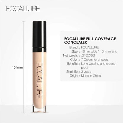 Close-up view of concealer being applied to skin with makeup brush