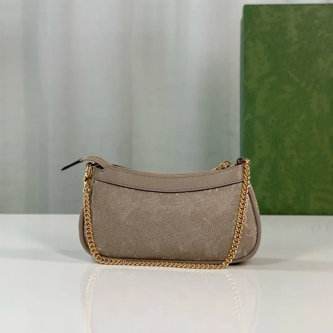Open view displaying interior compartments for organizing cosmetics