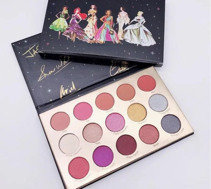 Swatch demonstration of matte eyeshadow shades on skin