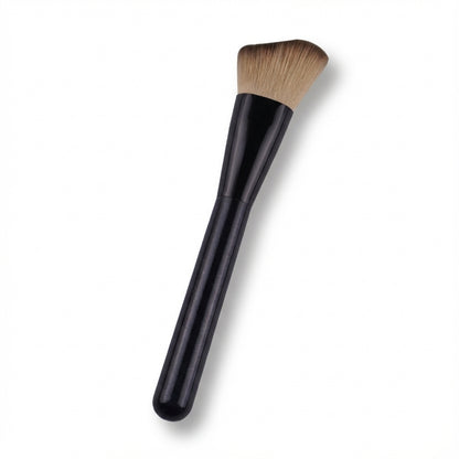 Détail des poils synthétiques du pinceau contour