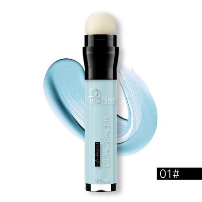 Multi-shade concealer stick with six color options