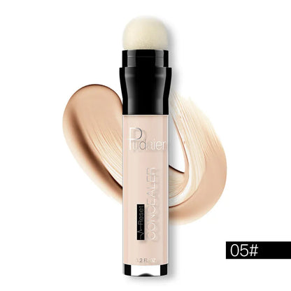 Close-up of concealer stick showing creamy texture
