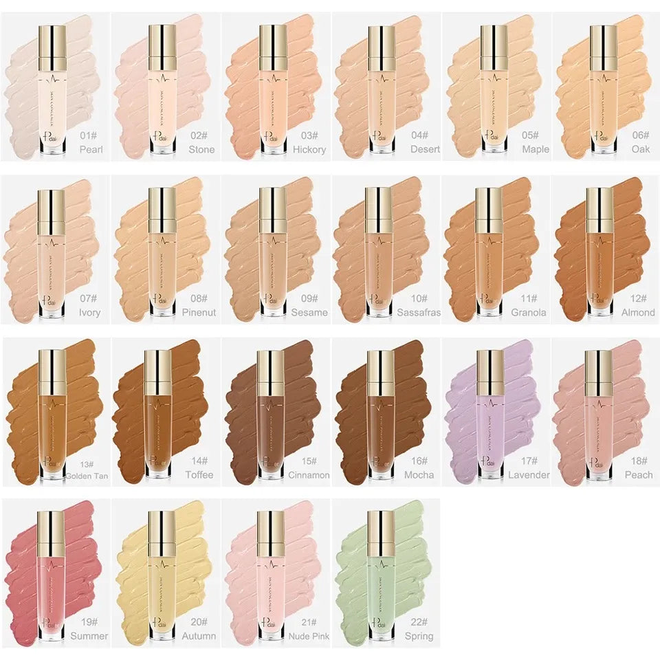 Close-up of concealer being blended on hand to show texture