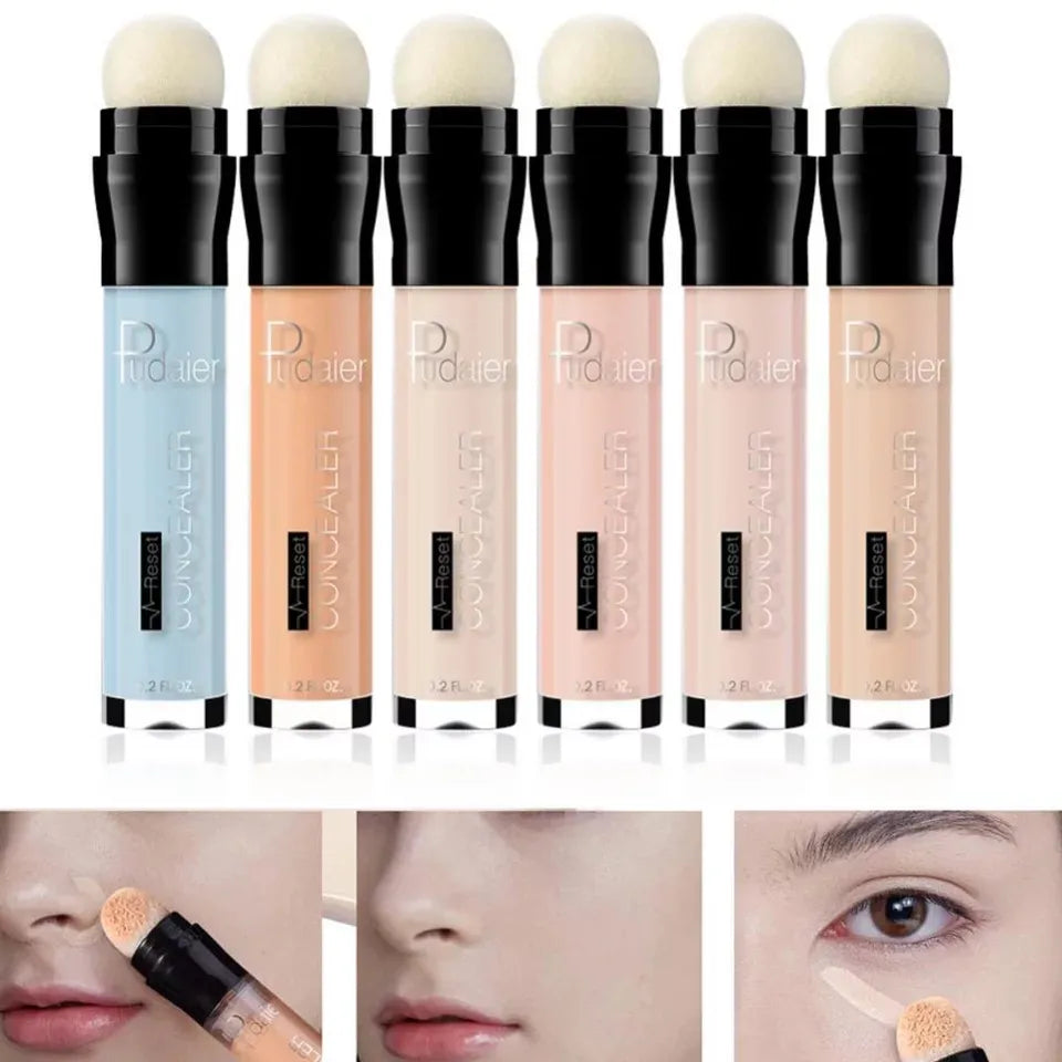 Close-up of concealer stick showing creamy texture