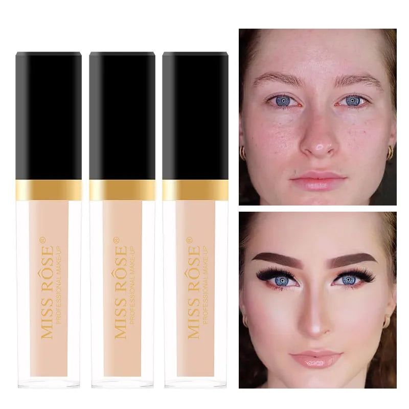 Swatches of concealer shades on skin showing color range